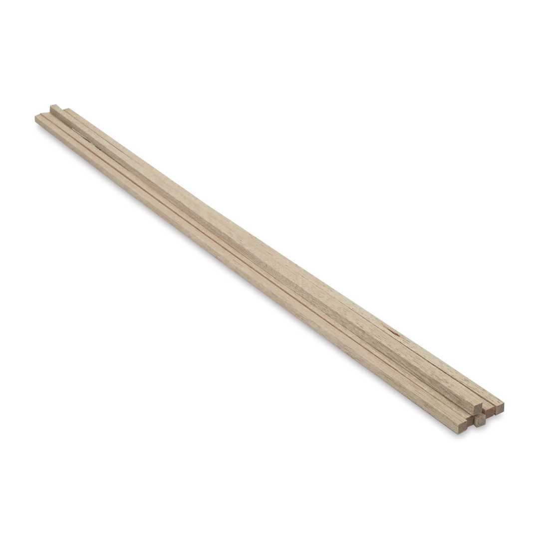 Open in modal - Midwest Products Balsa Wood Strips - 6 Pieces, 3/8" x 3/8" x 36"