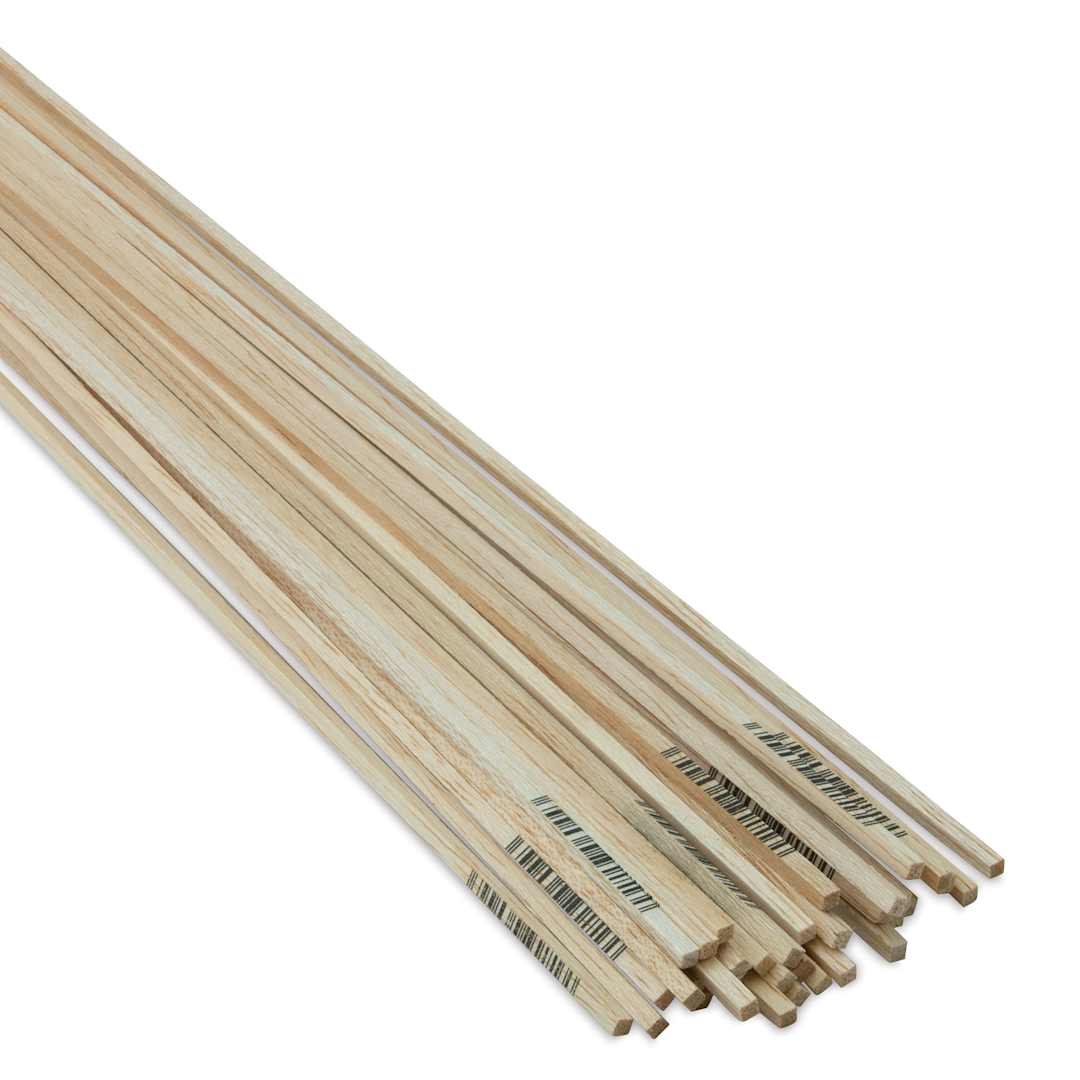 Open in modal - Midwest Products Balsa Wood Strips - 36 Pieces, 1/8" x 1/8" x 36" (out of packaging)