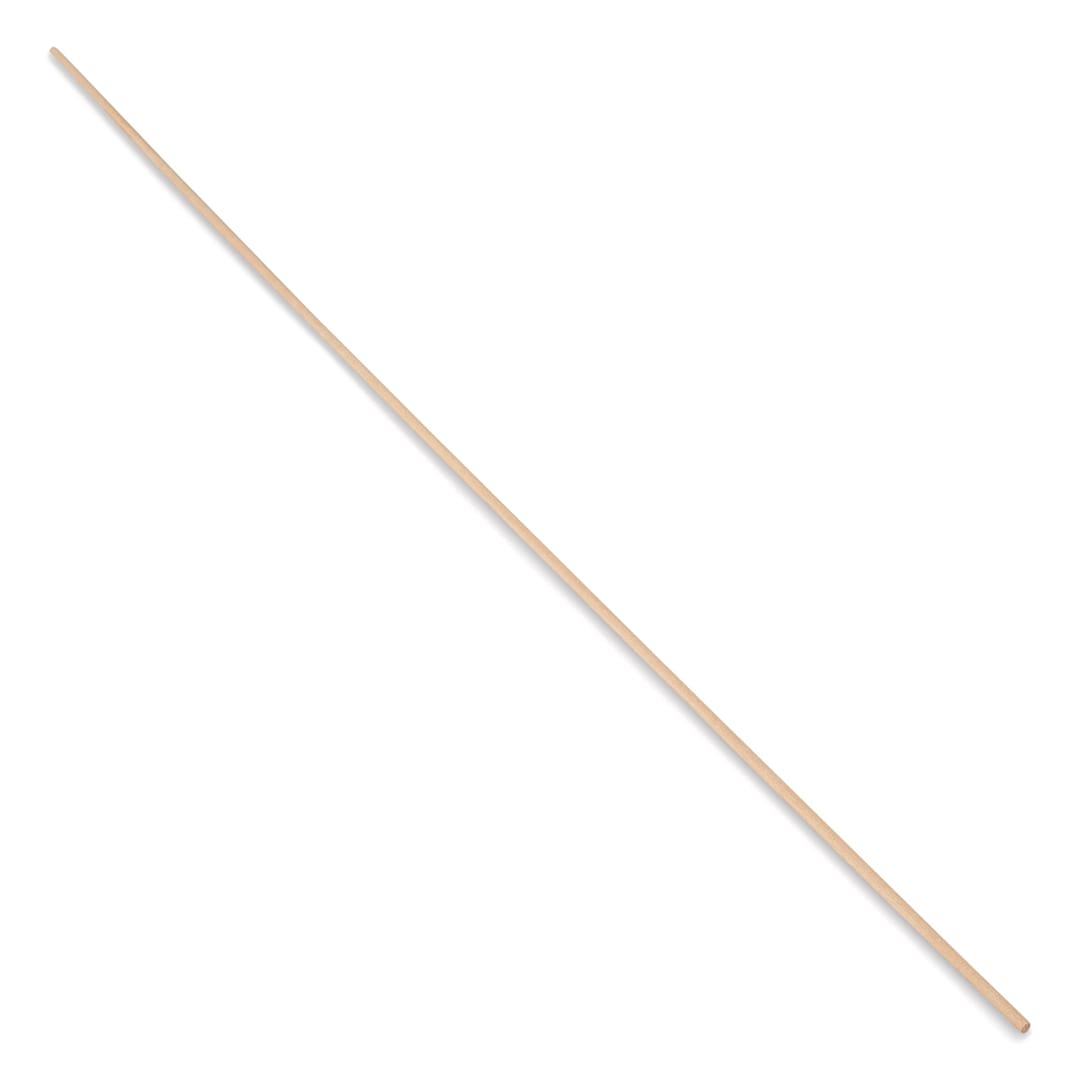 Open in modal - Midwest Products Birch Dowels - Single 3/16" diameter dowel shown at angle
