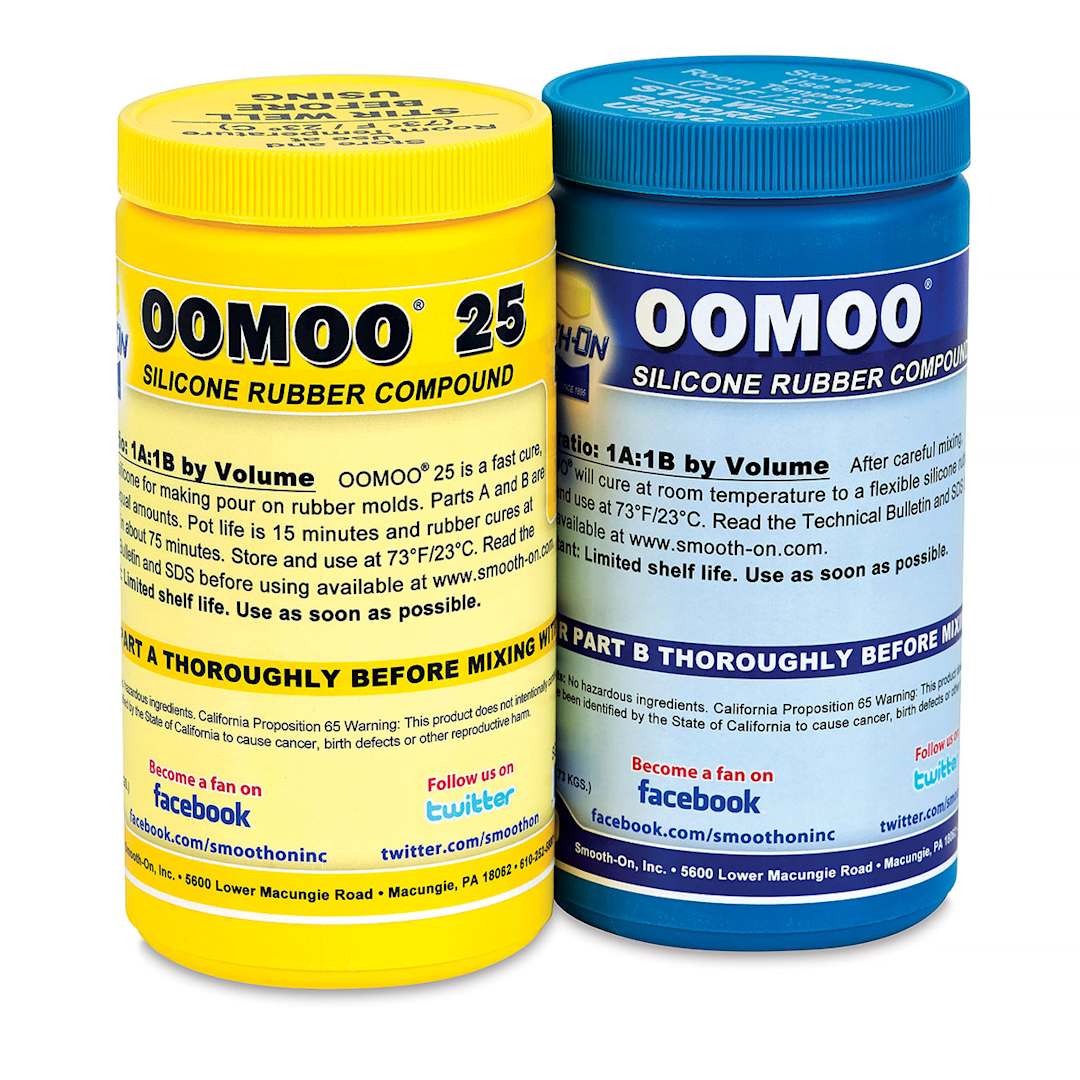 Open in modal - Smooth-On Oomoo 25 Silicone Rubber, 2.8 lbs