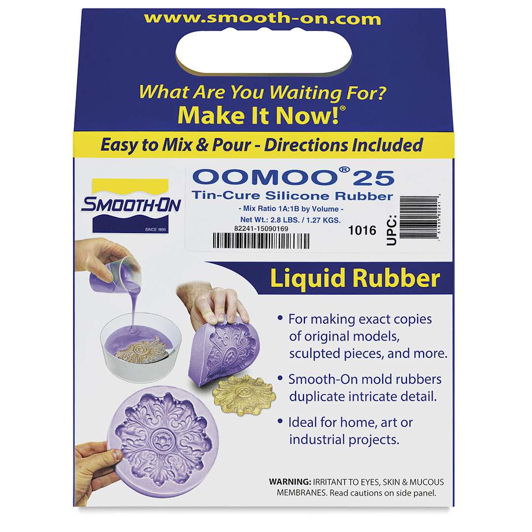 Open in modal - Smooth-On Oomoo 25 Silicone Rubber, 2.8 lbs - front of packaging