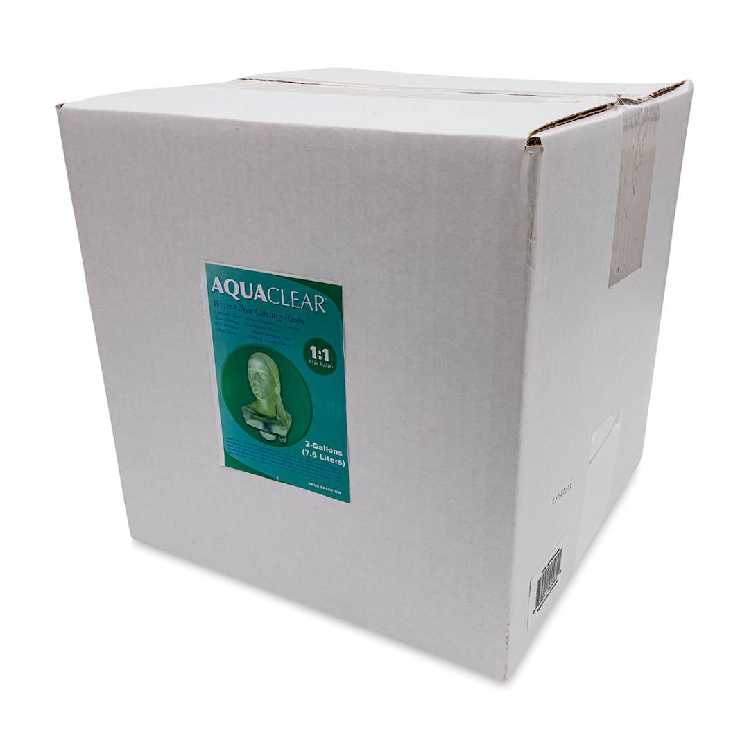 Open in modal - ArtMolds AquaClear Resin - 2 Gallons - front of packaging, angled view