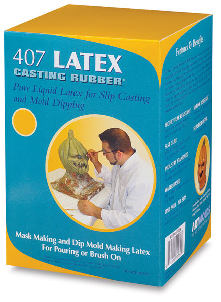Open in modal - ArtMolds 407 Latex Casting Rubber - Right angled view of package
