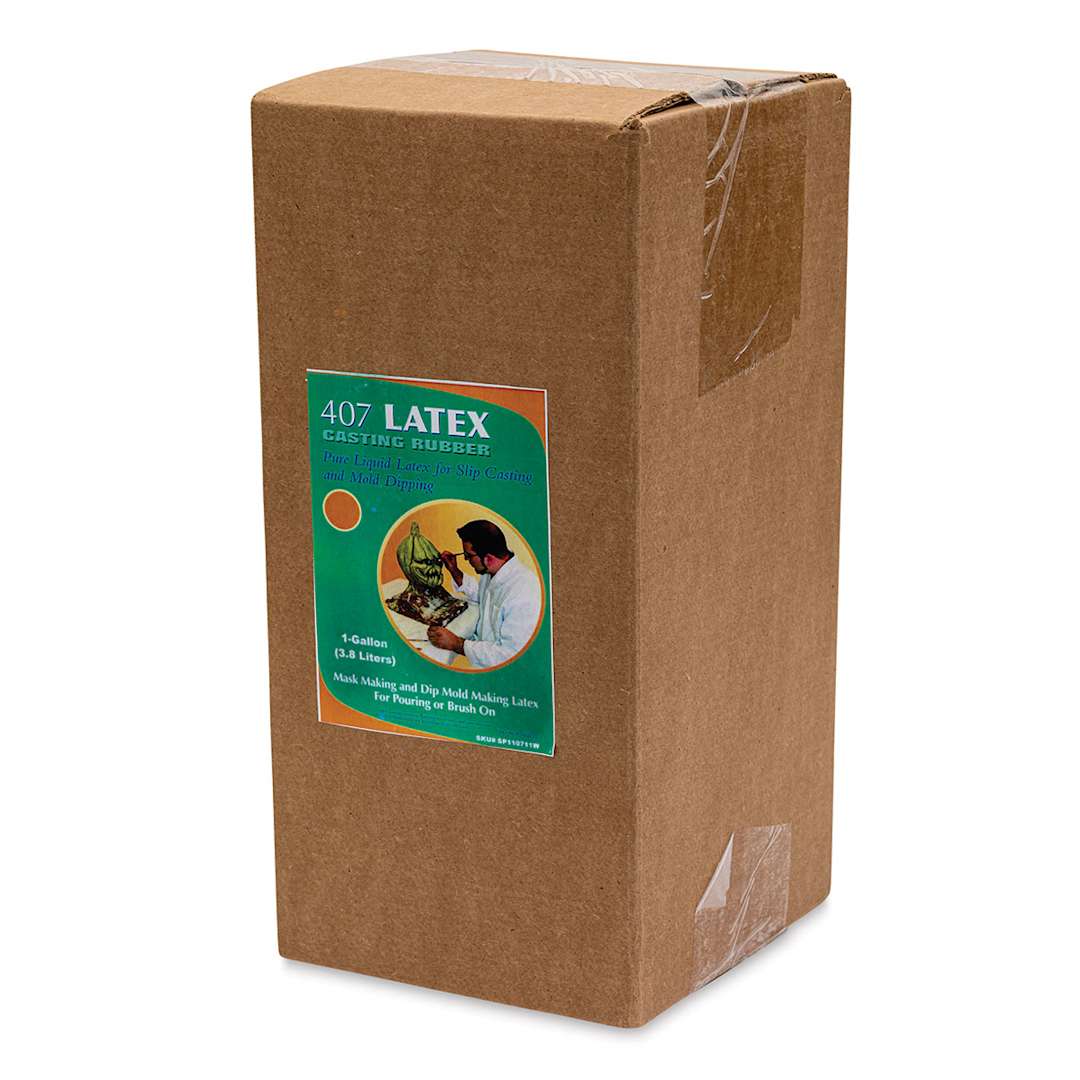Open in modal - ArtMolds 407 Latex Casting Rubber - Gallon - front of packaging, angled view