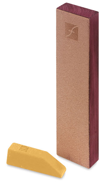 Open in modal - Flexcut Knife Strop Blade Sharpener - Upright leather Strop with polishing compound