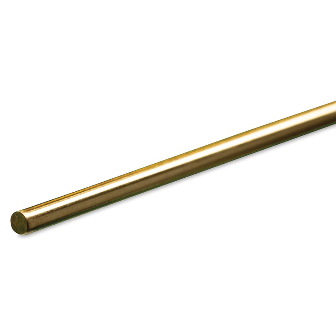 Open in modal - K&S Metal Rods - Brass, 11 Gauge, 36"