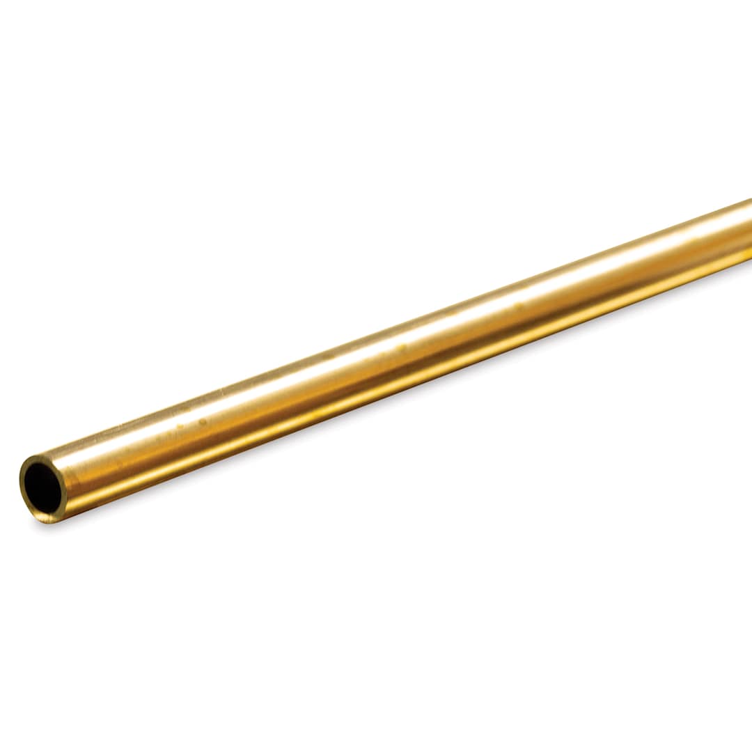 Open in modal - K&S Metal Tubing - Brass, Round, 5/32" Diameter, 36"