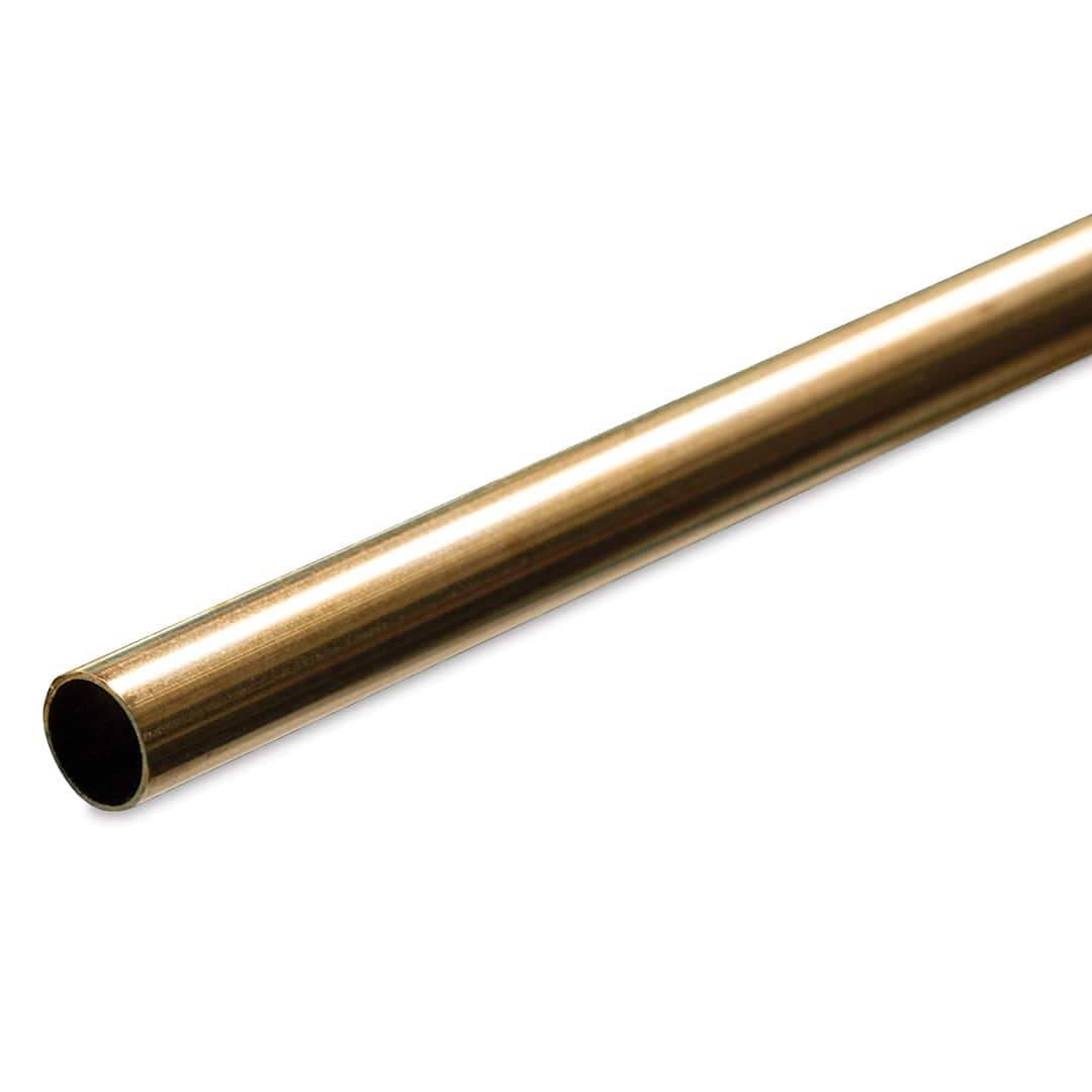 Open in modal - K&S Metal Tubing - Brass, Round, 9/32" Diameter, 36"