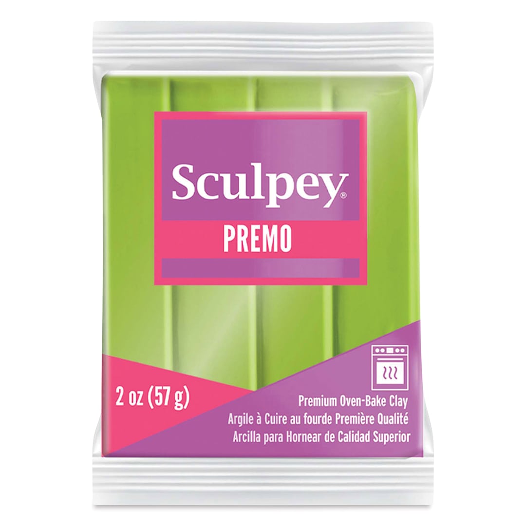 Open in modal - Sculpey Premo Accent Clay, Bright Green Pearl, 2 oz