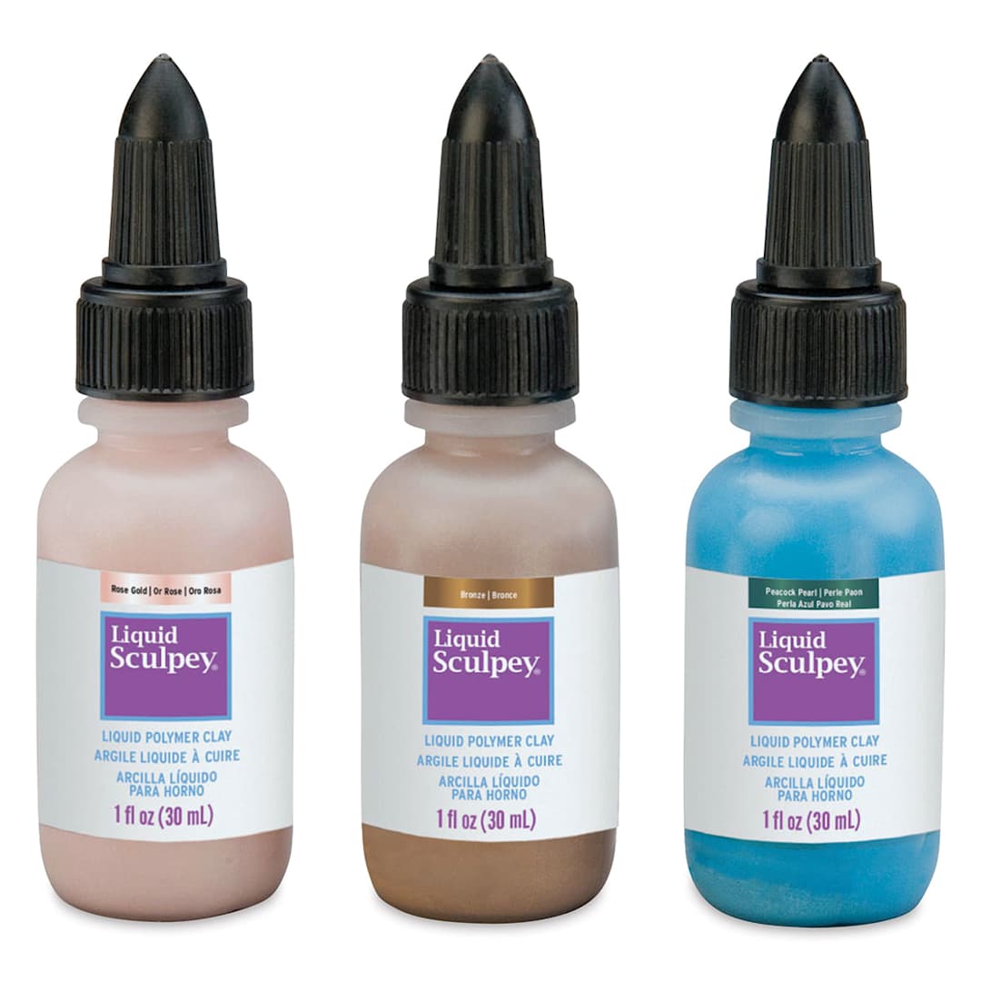 Open in modal - Liquid Sculpey Multi-Pack - Glam Metallics Colors Multi-Pack, Set of 3