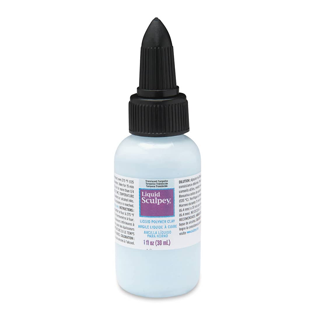 Open in modal - Liquid Sculpey - Transparent Turquoise, 1 oz (out of package)