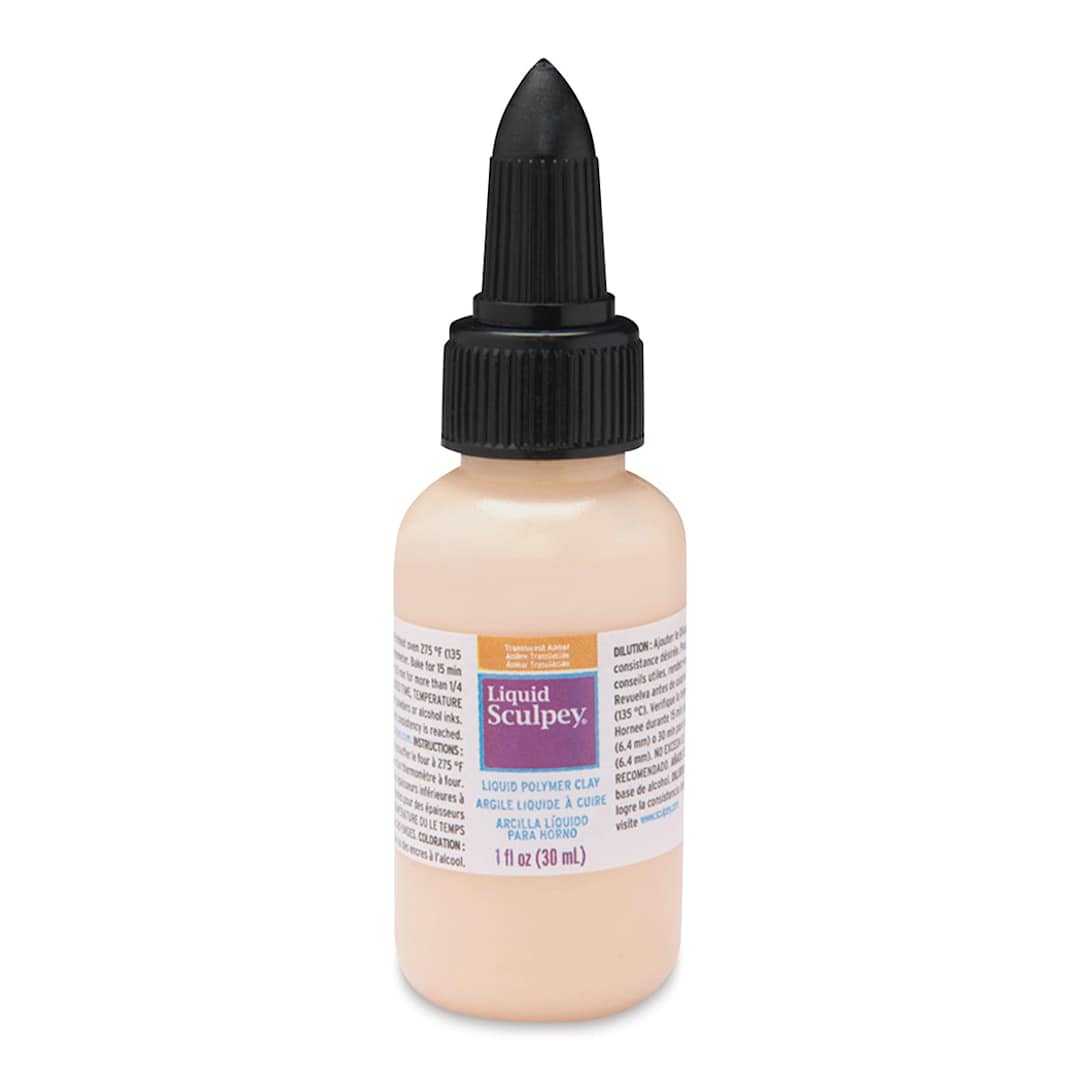 Open in modal - Liquid Sculpey - Transparent Amber, 1 oz (out of package)
