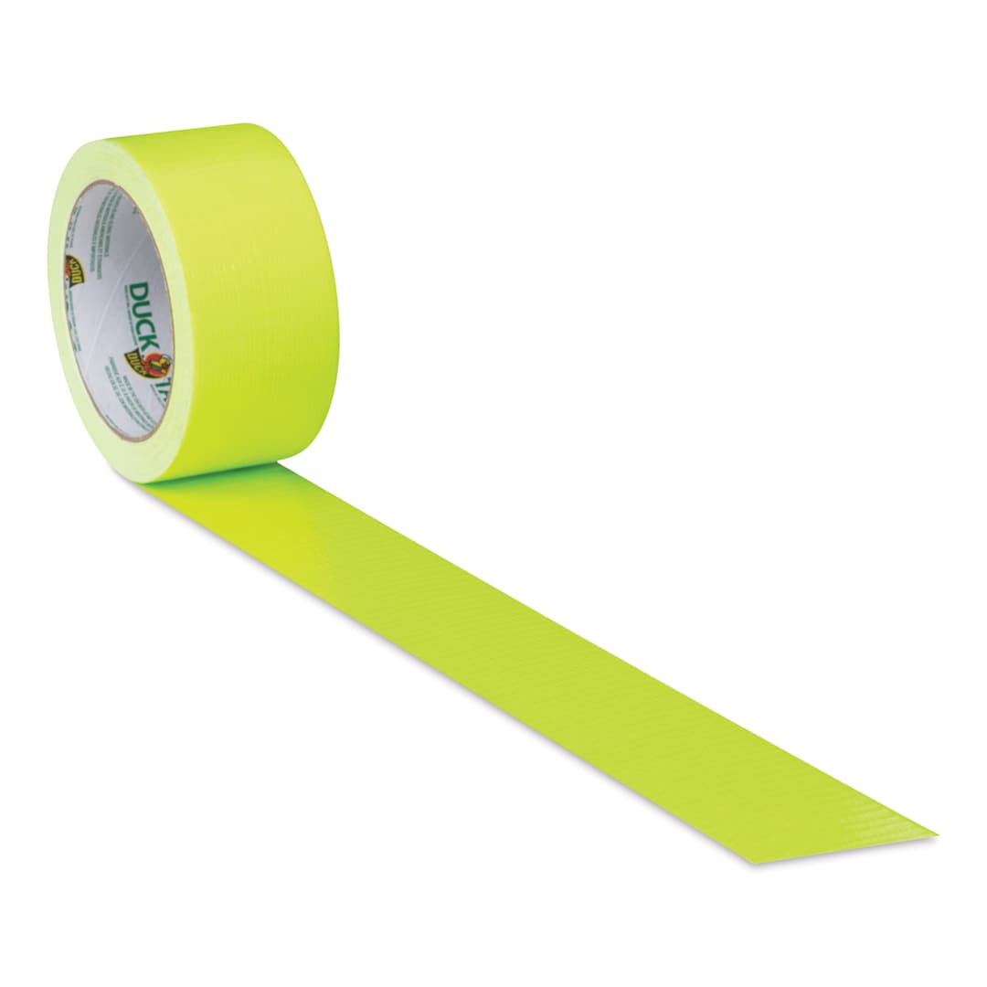 Open in modal - ShurTech Color Duck Tape - 1.88" x 20 yds, Fluorescent Citrus