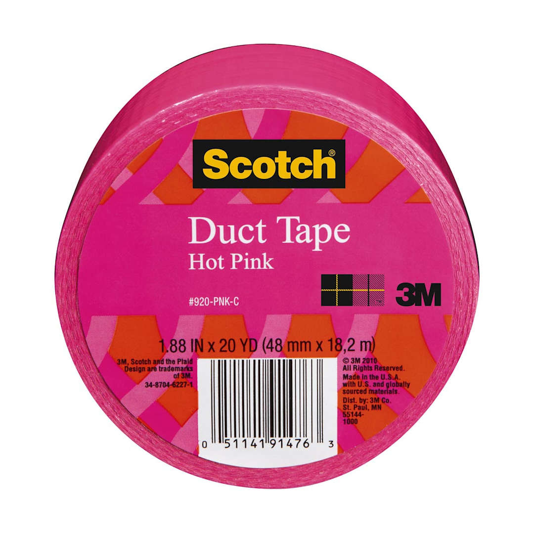 Open in modal - Scotch Duct Tapes for Artists Pink - 1.88" x 20 yds. Roll