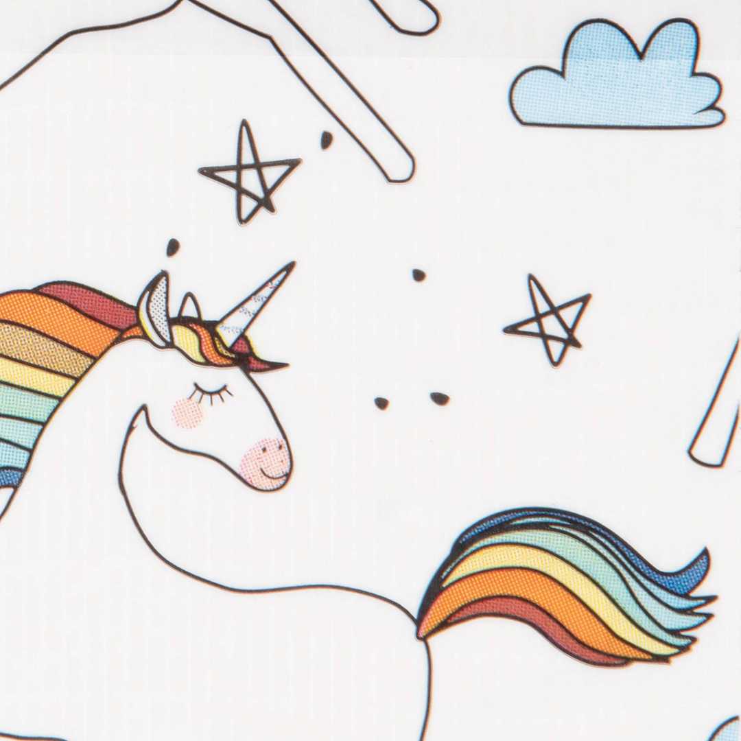 Open in modal - Duck Tape Prints - Whimsical Unicorns, 1.88" x 10 yds close-up