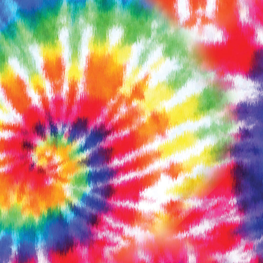 Open in modal - Duck Tape Prints - Love Tie-Dye, 1.88" x 10 yds close-up