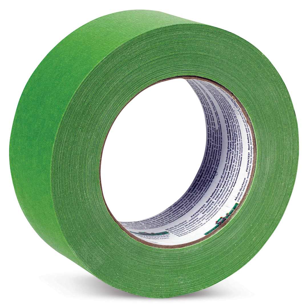 Open in modal - FrogTape Masking and Painting Tapes - Roll of 1.88 inch Green Multi-Surface tape shown