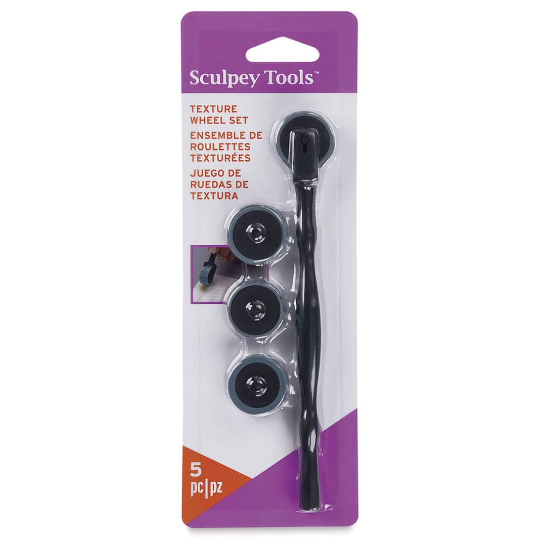 Open in modal - Sculpey Tools Texture Wheel Set - front of packaging