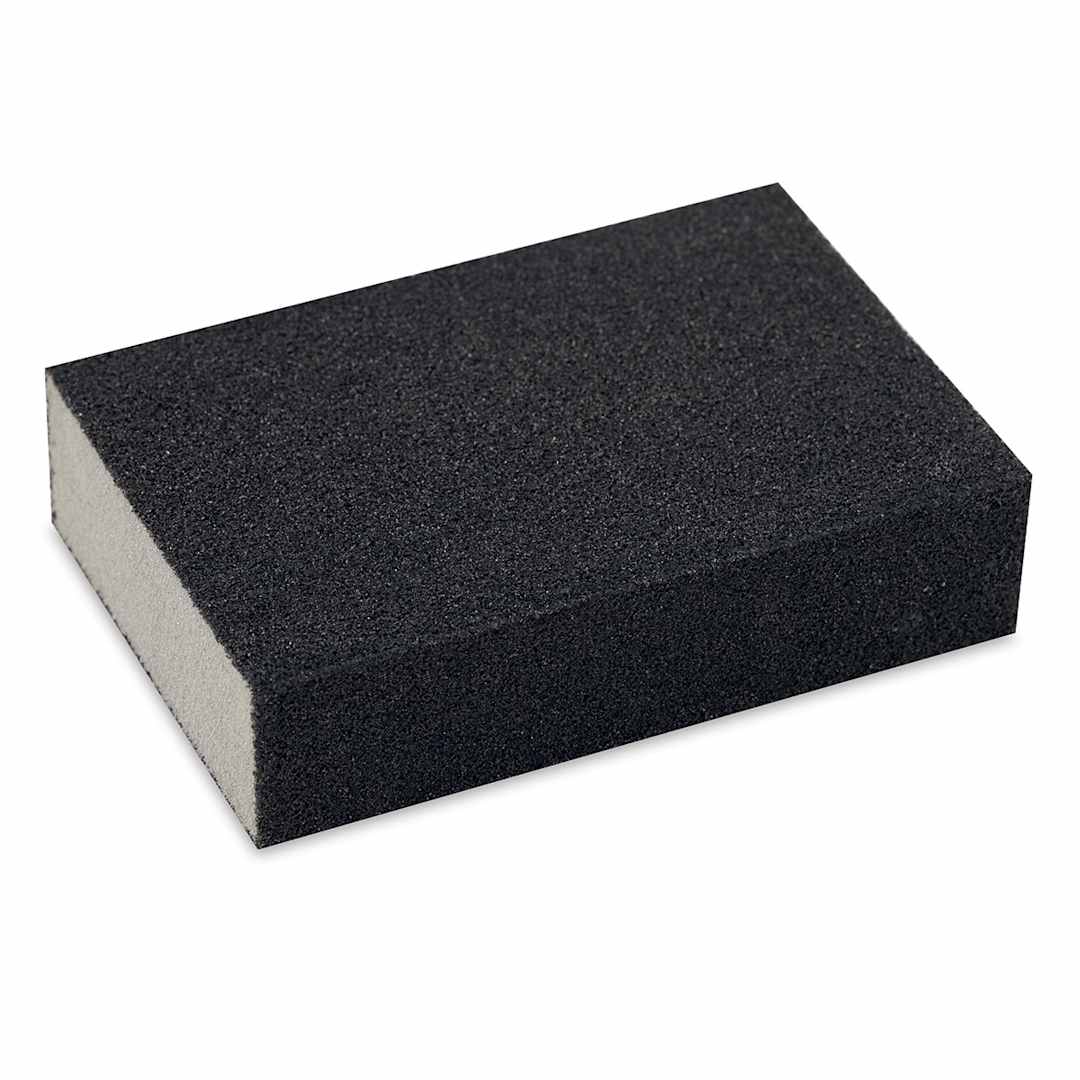 Open in modal - Art Alternatives Sanding Block - Angled view of Fine/Medium Grit Sanding Block