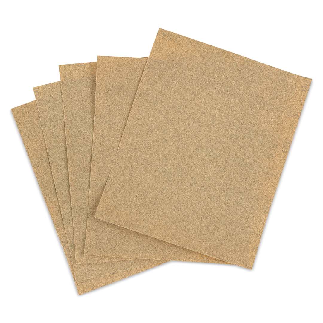 Open in modal - 3M Production Sandpaper - Pkg of 5, Medium Grit 100-C, 9" x 11"