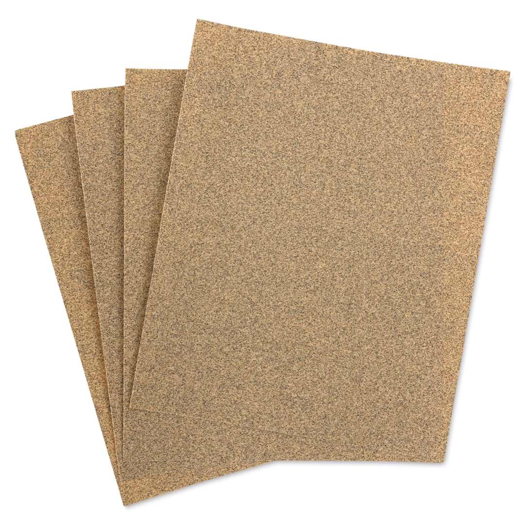 Open in modal - 3M General Purpose Sandpaper - Pkg of 4, Course Grit 60-D, 9" x 11"