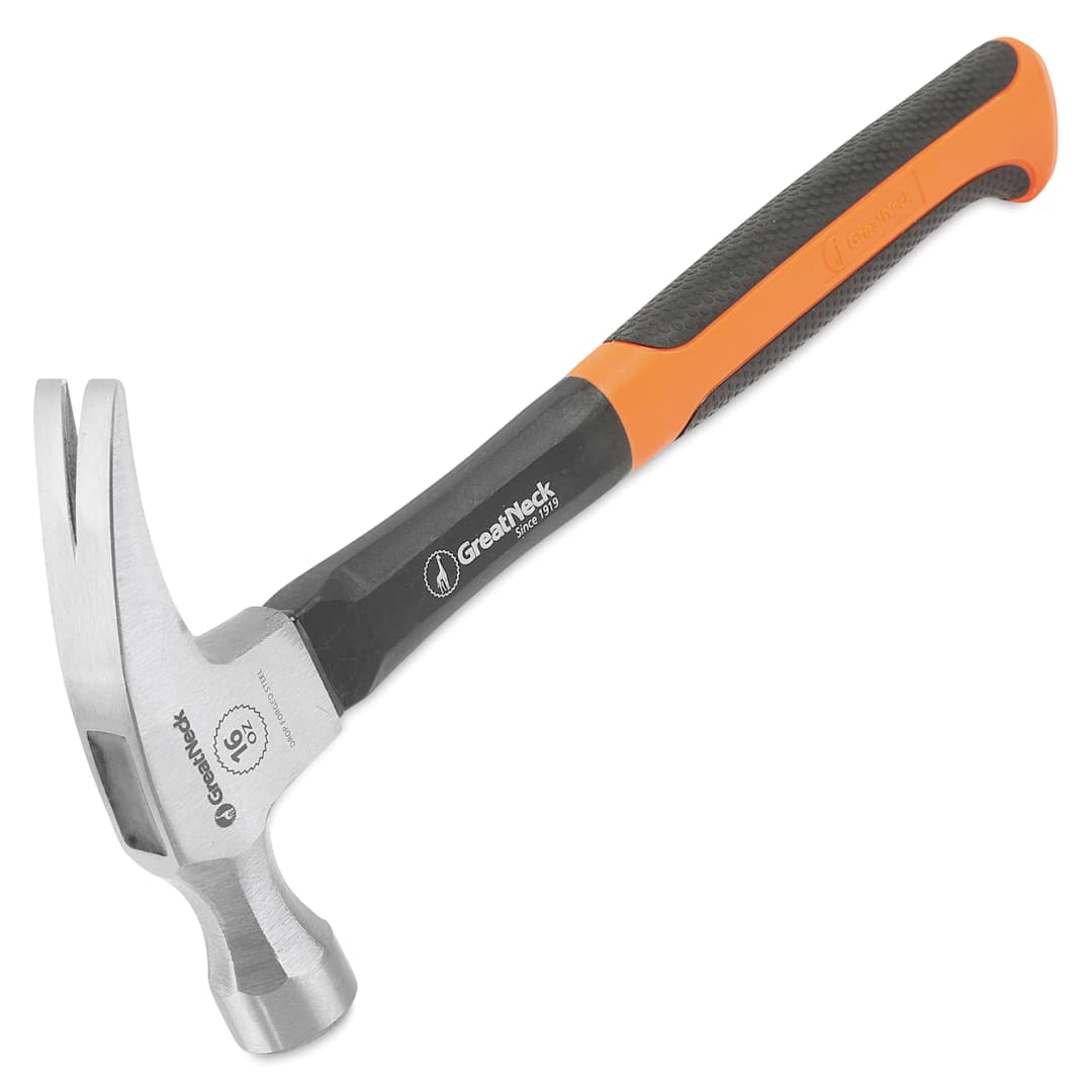 Open in modal - GreatNeck Fiberglass Straight Claw Hammer