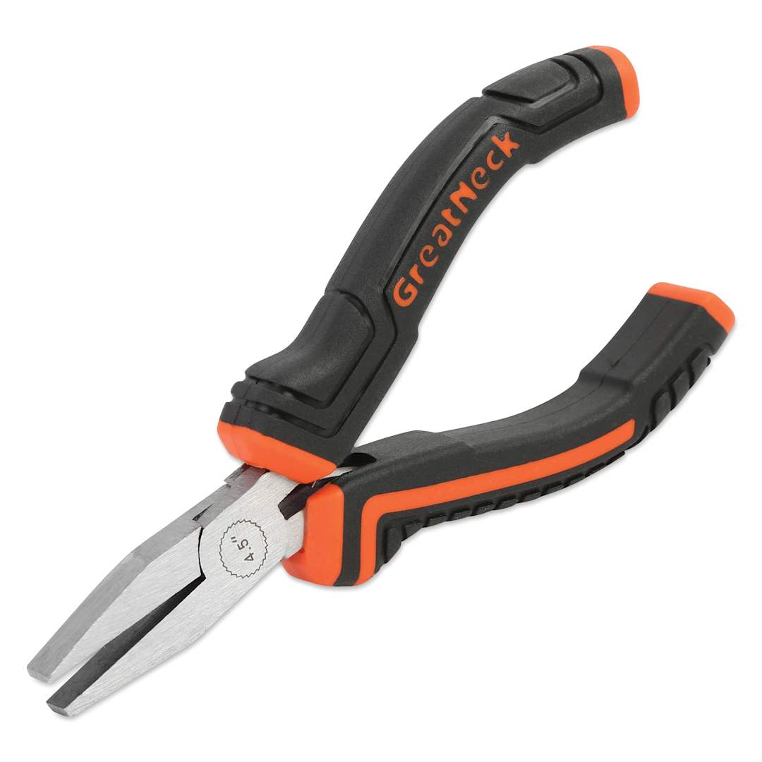 Open in modal - GreatNeck Flat Nose Hobby Pliers