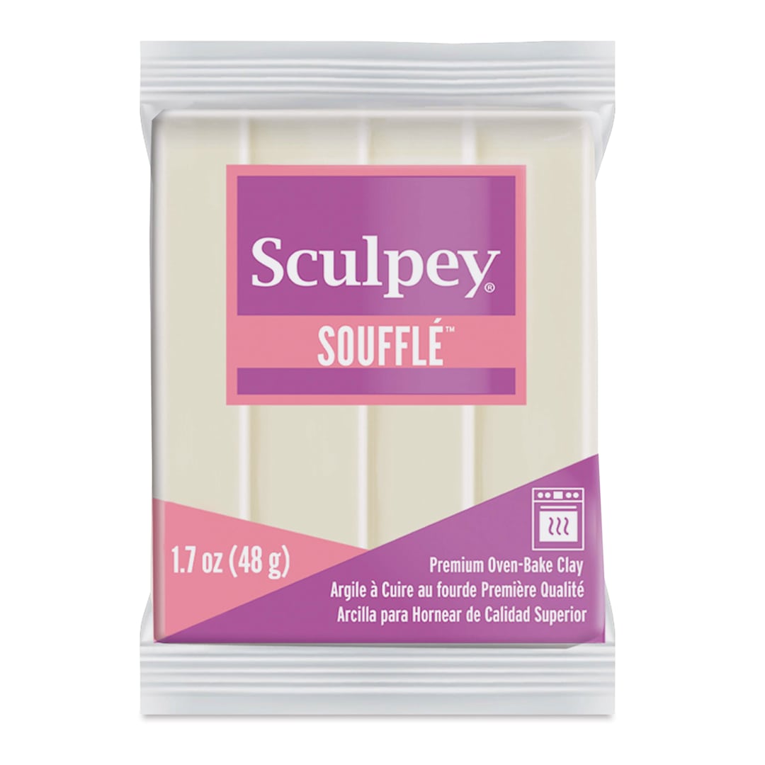 Open in modal - Sculpey Souffle - Ivory, 1.7 oz Bar front of packaging