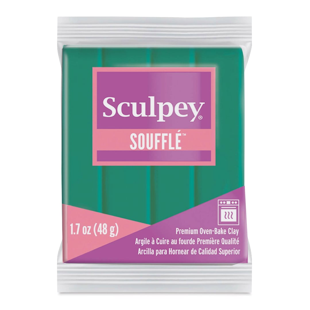 Open in modal - Sculpey Souffle - Jade, 1.7 oz Bar front of packaging
