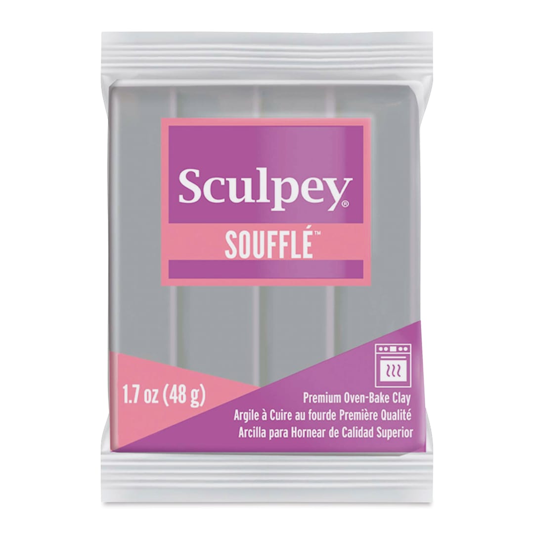 Open in modal - Sculpey Souffle - Concrete, 1.7 oz Bar front of packaging