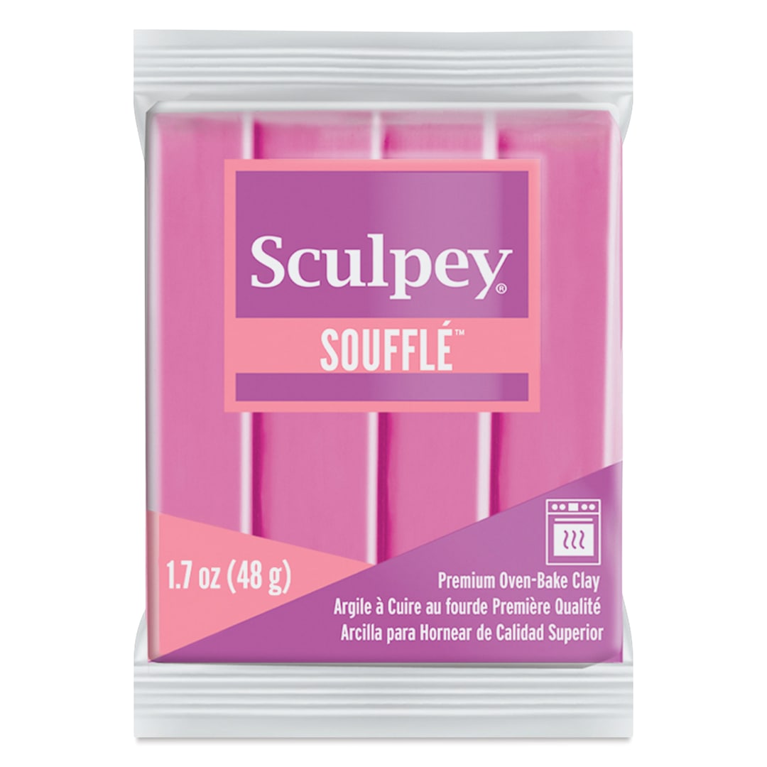 Open in modal - Sculpey Souffle -  Peony, 1.7 oz Bar front of packaging