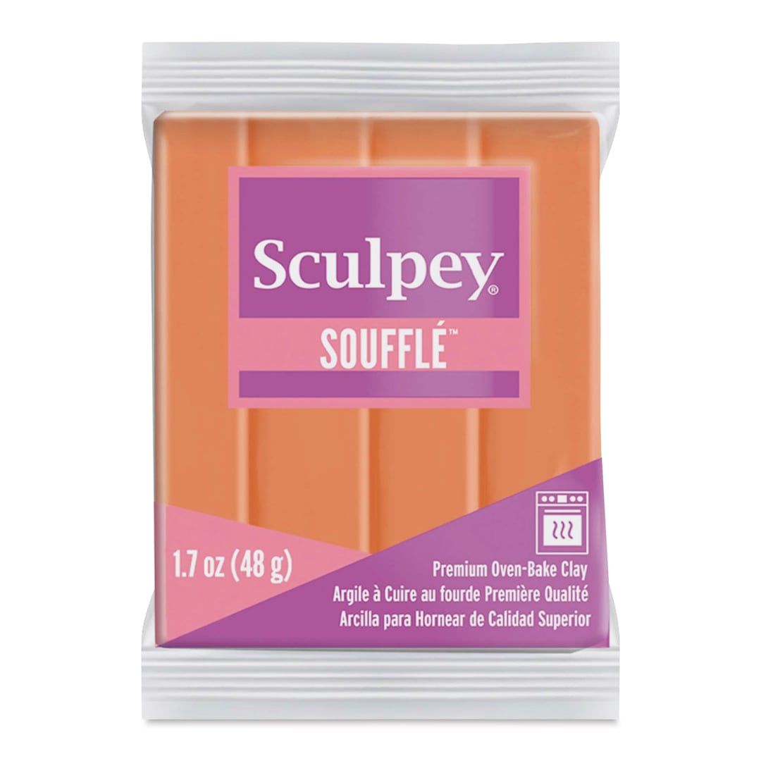 Open in modal - Sculpey Souffle - Pumpkin, 1.7 oz Bar front of packaging