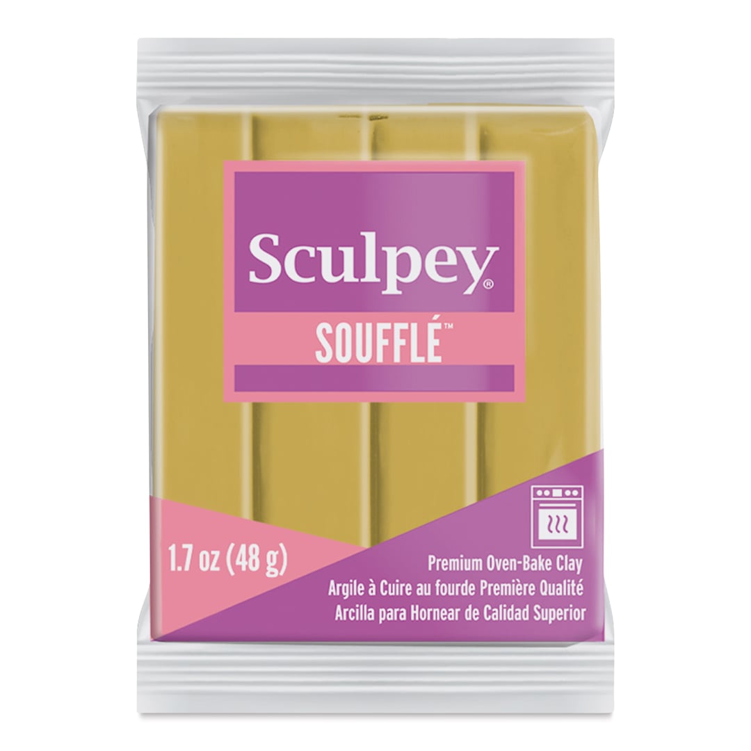 Open in modal - Sculpey Souffle - Honey Mustard, 1.7 oz Bar front of packaging