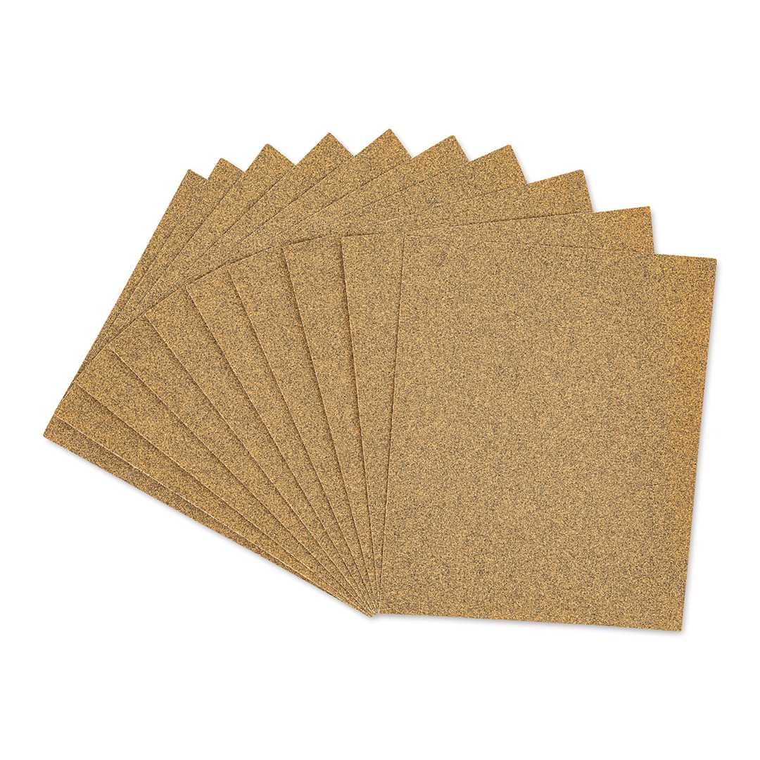 Open in modal - 3M General Purpose Sandpaper - Pkg of 10, Medium Grit 80-D, 9" x 11"