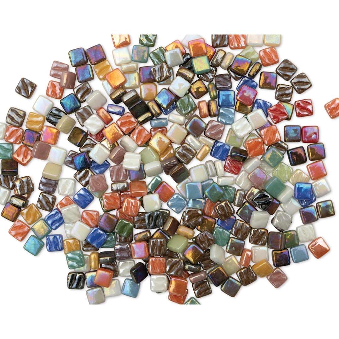 Open in modal - Diamond Tech Classico Mosaic Tile - Shimmers, assorted colors