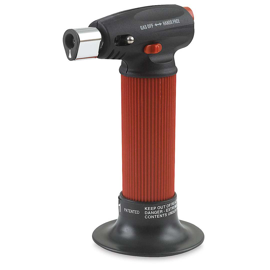 Open in modal - Master Microtorch Butane Torches - Angled view of standing Microtorch
