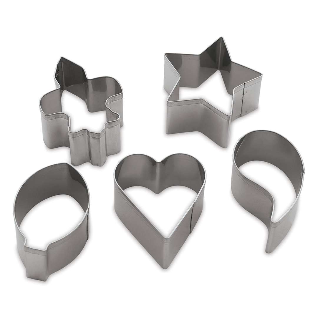 Open in modal - Activa Activ-Tools Clay Cutter Sets - Five Designer  shaped Clay Cutters shown loose