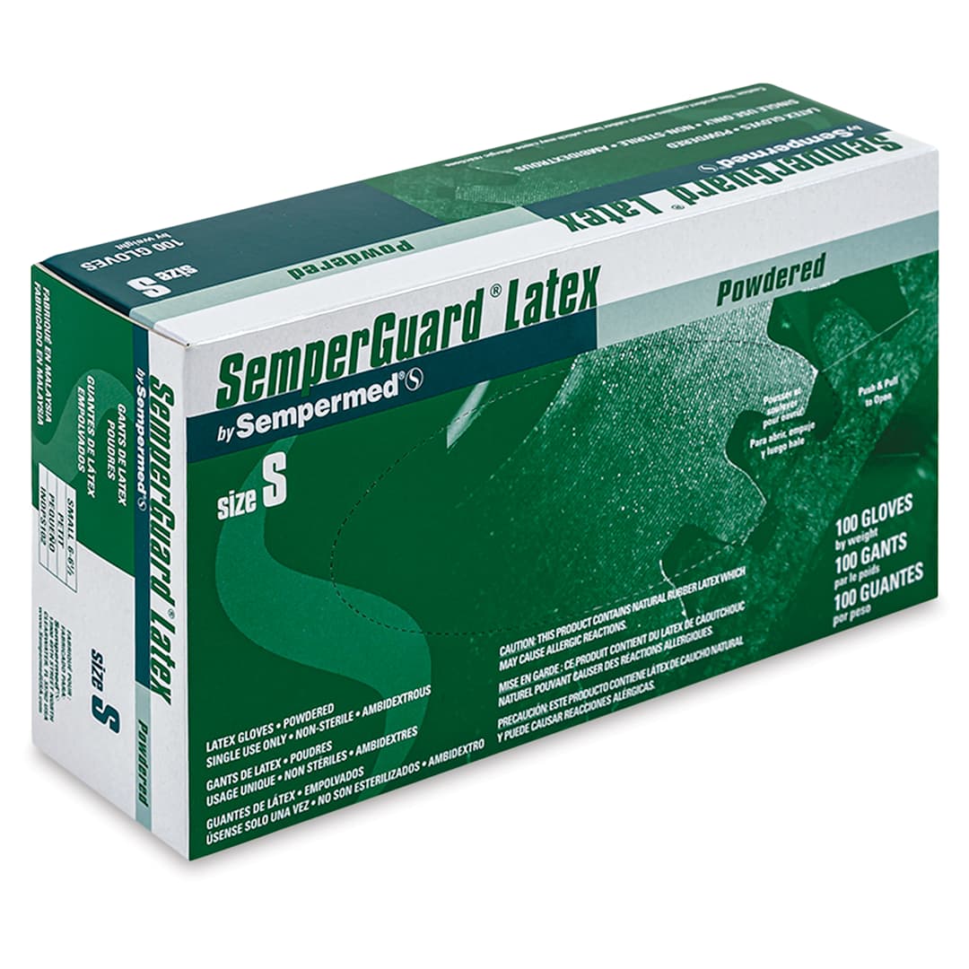 Open in modal - Glove Pack - Small, Latex, Powdered, Pkg of 100