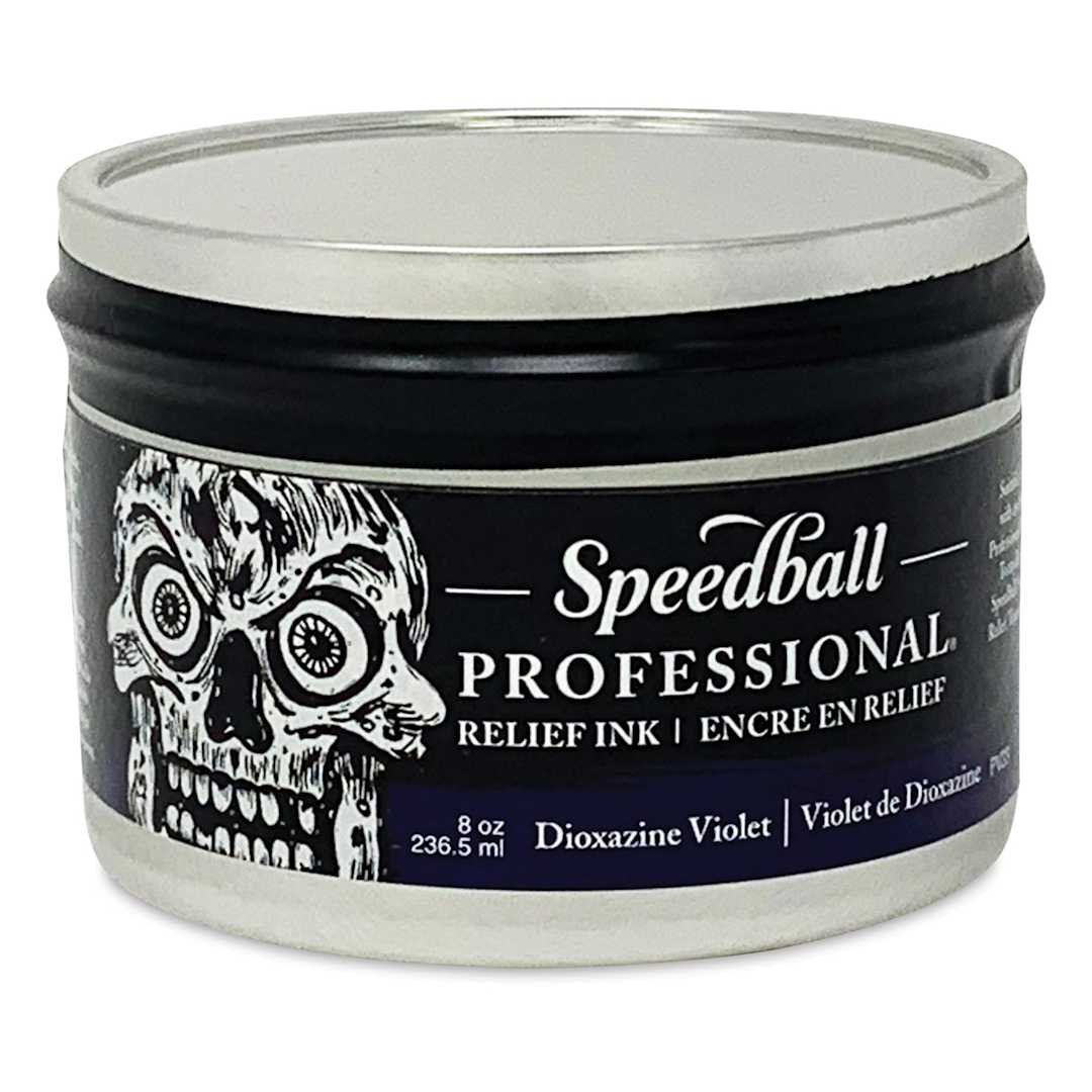 Open in modal - Speedball Professional Relief Ink - Dioxazine Violet, 8 oz