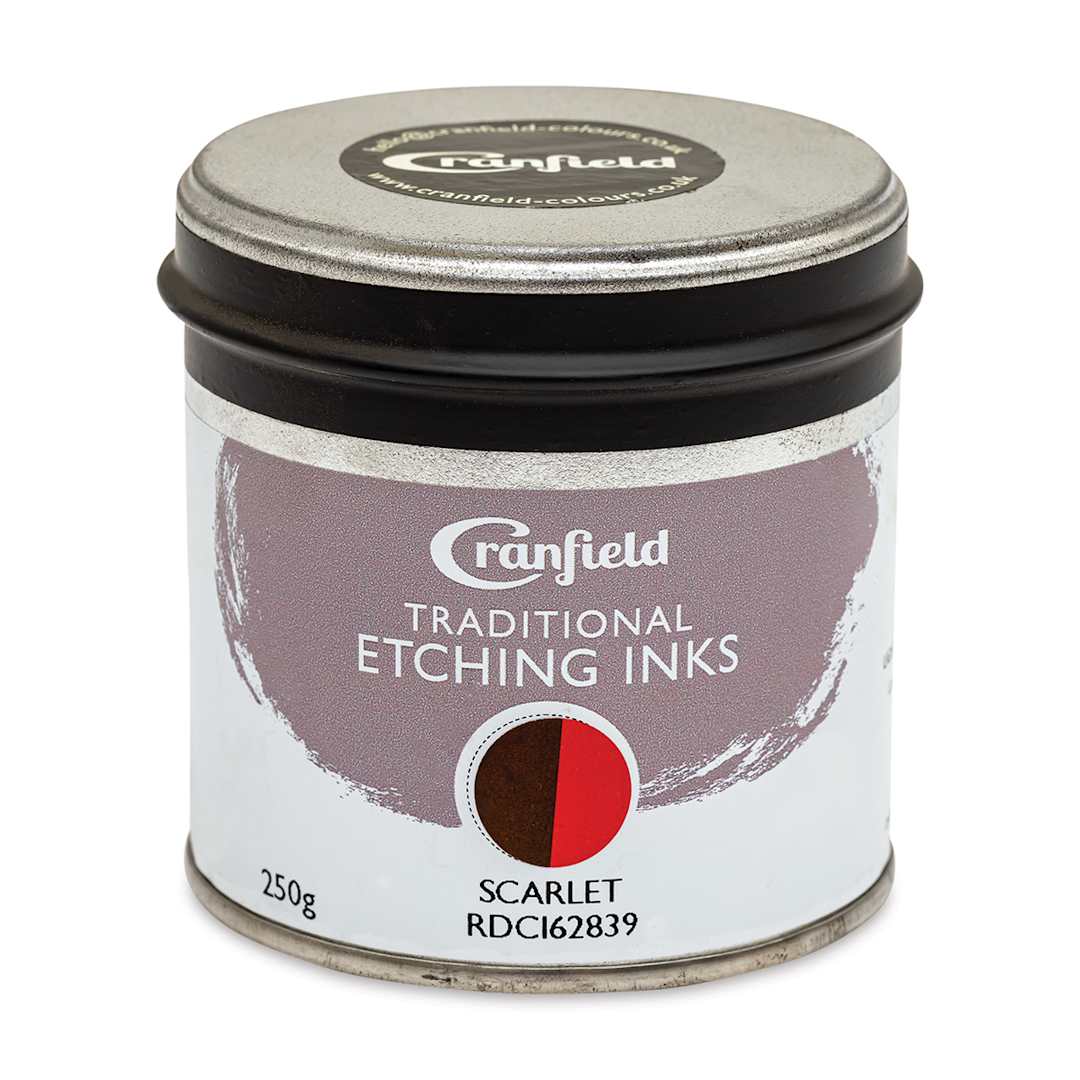 Open in modal - Cranfield Traditional Etching Ink - Scarlet, 250 g - front