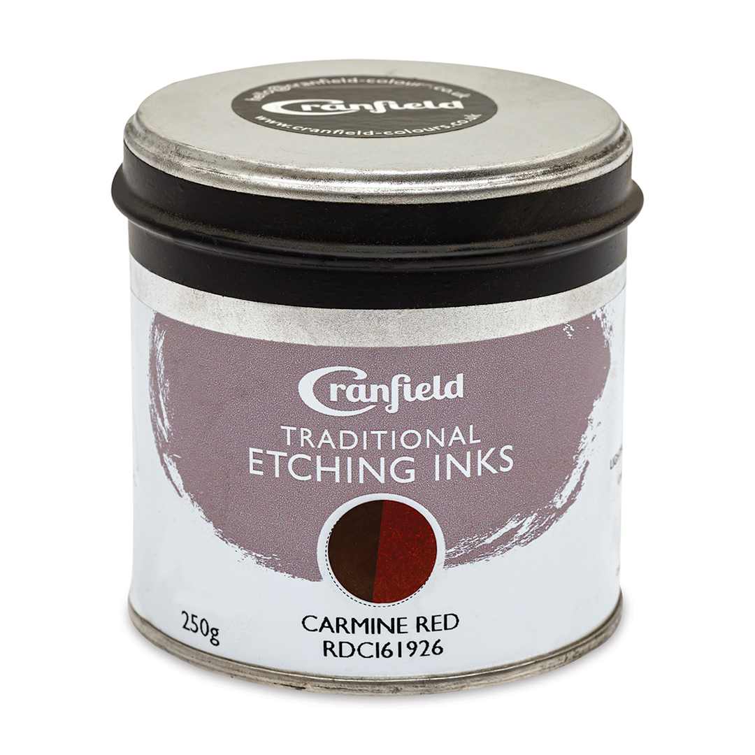 Open in modal - Cranfield Traditional Etching Ink - Crimson Red, 250 g - front