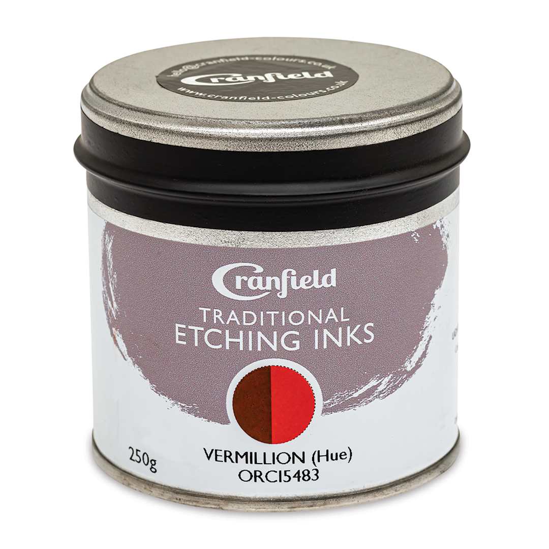 Open in modal - Cranfield Traditional Etching Ink - Vermilion, 250 g - front