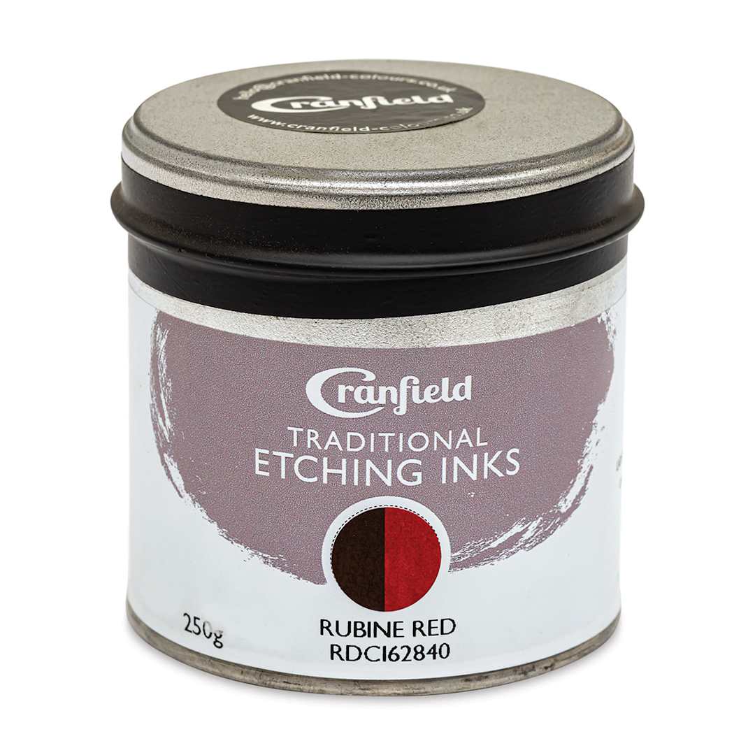 Open in modal - Cranfield Traditional Etching Ink - Rubine Red, 250 g - front