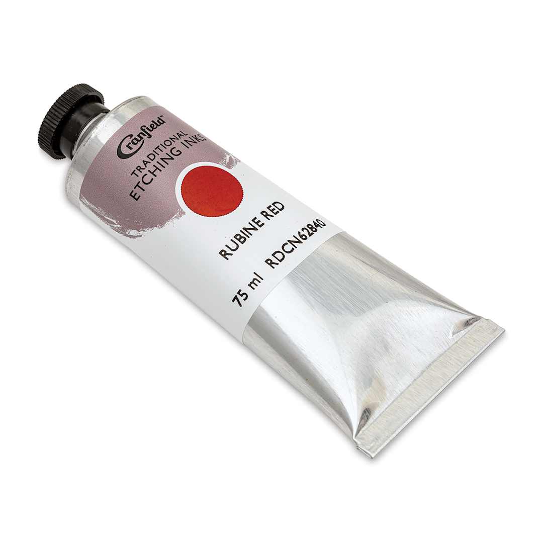 Open in modal - Cranfield Traditional Etching Ink - Rubine Red, 75 ml