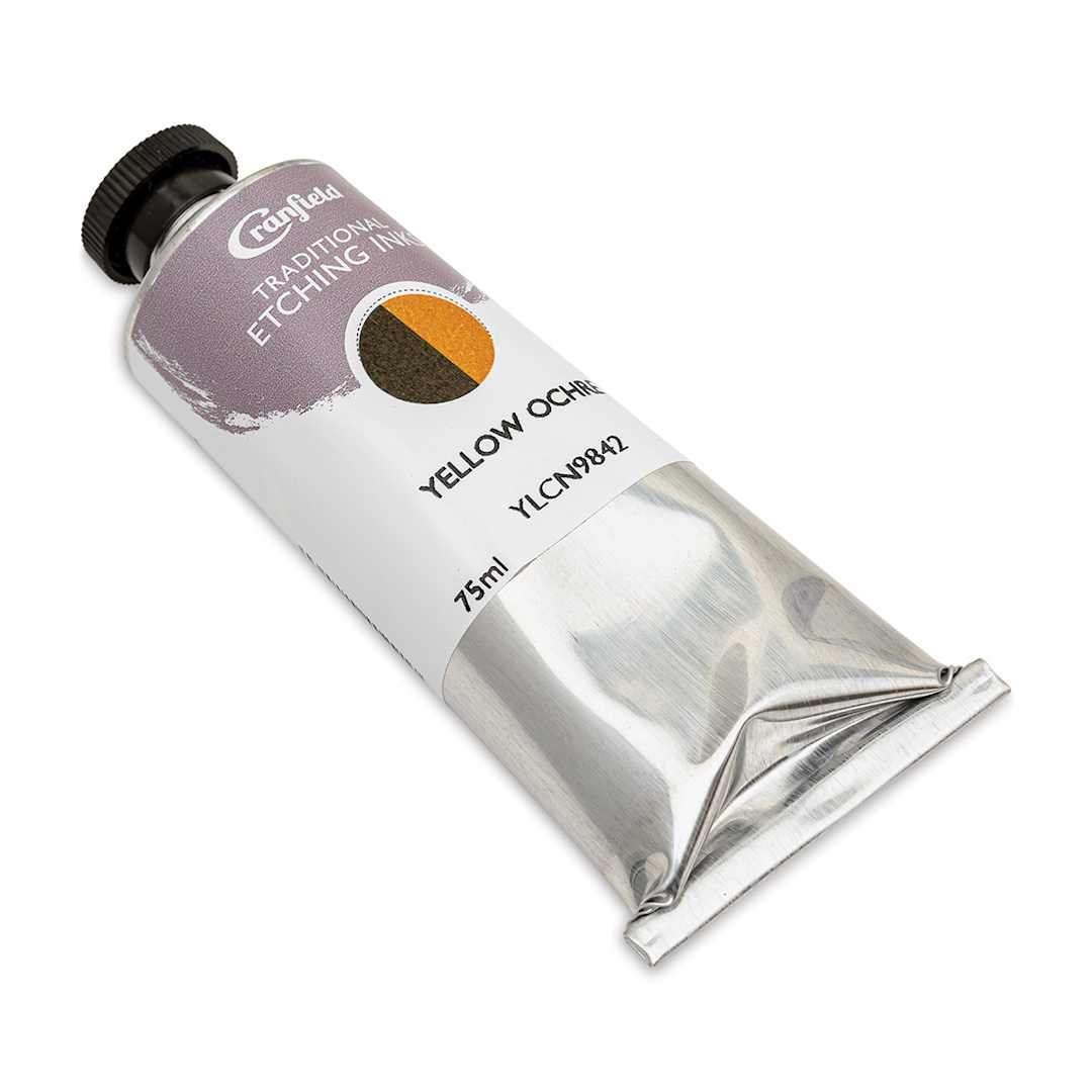 Open in modal - Cranfield Traditional Etching Ink - Yellow Ochre, 75 ml