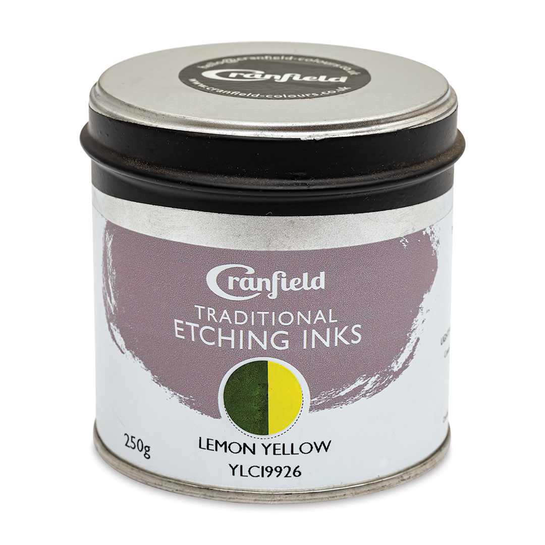 Open in modal - Cranfield Traditional Etching Ink - Lemon Yellow, 250 g - front