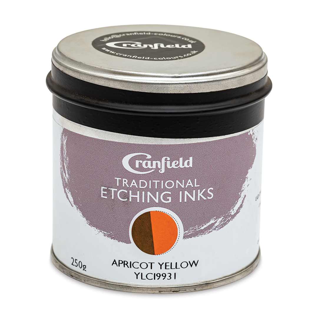 Open in modal - Cranfield Traditional Etching Ink - Apricot Yellow, 250 g - front