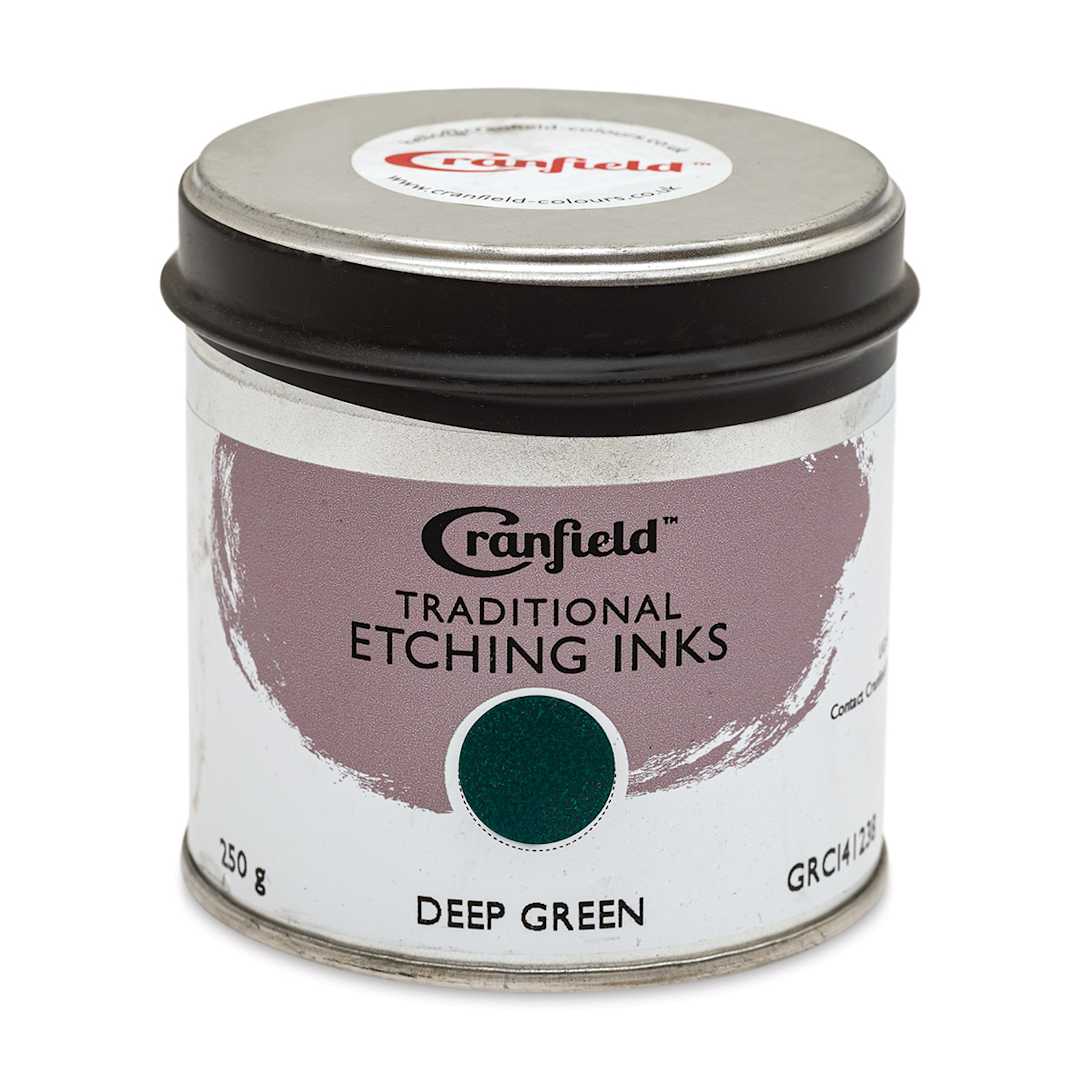 Open in modal - Cranfield Traditional Etching Ink - Deep Green, 250 g - front