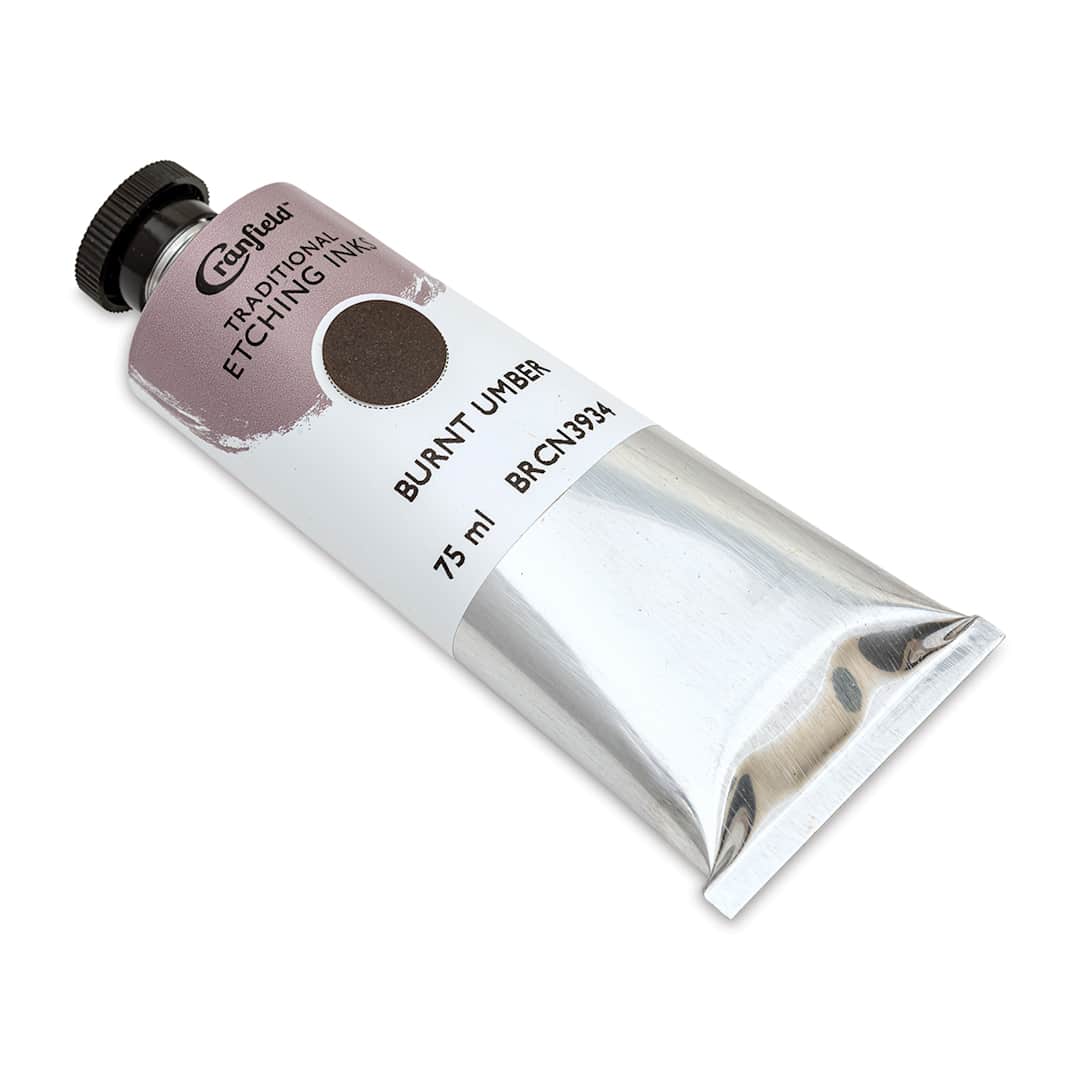 Open in modal - Cranfield Traditional Etching Ink - Burnt Umber, 75 ml