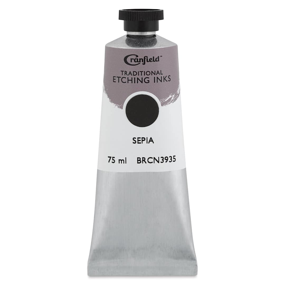 Open in modal - Cranfield Traditional Etching Ink - Sepia, 75 ml - front